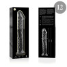 Nebula Series By Ibiza - Modèle 12 Gode En Verre Borosilicate Clair 17 Cm -O- 3.5 Cm